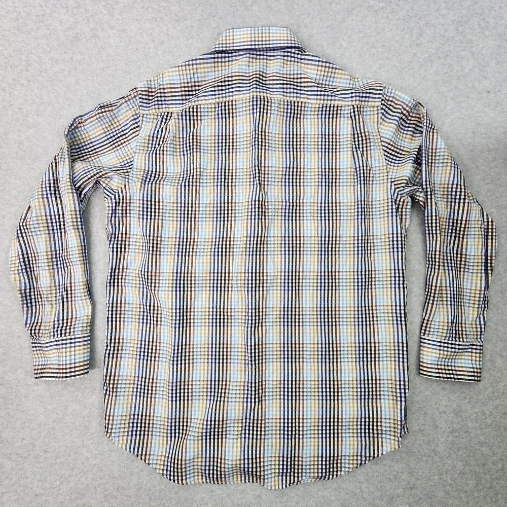 Banana Republic Long Sleeve‎ Shirt Men's Size M 15-15.5 Multicolor Button Up